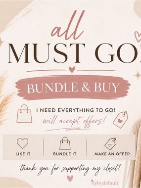 Bundle & Buy Promotional Graphic - Dusty Rose and Cream